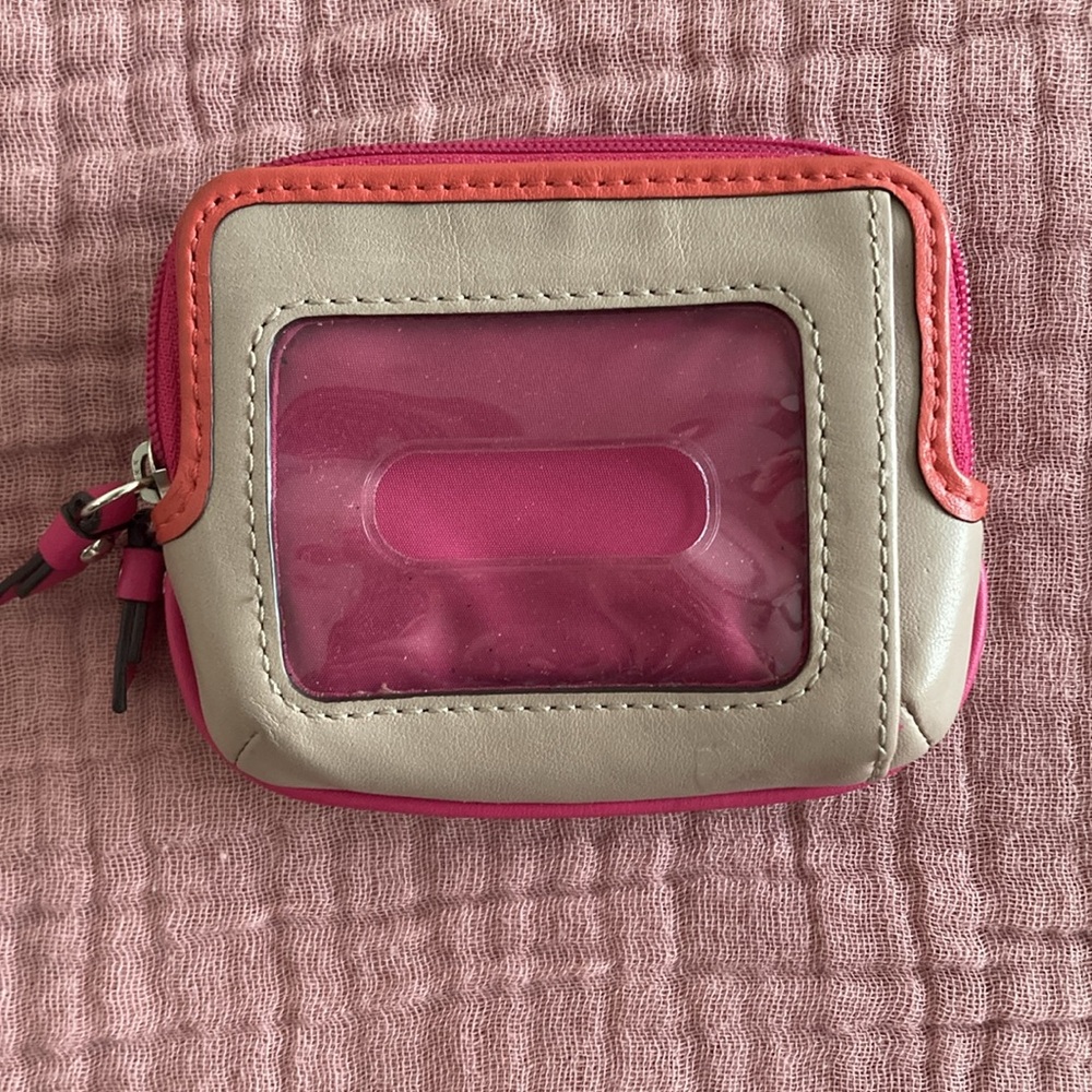 Coach Women's Pink and Beige Bag - Picture 2 of 4